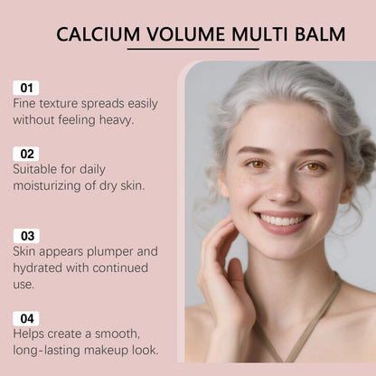 Barra iluminadora de calcio multi-bálsamo – Humectante facial y de cuello antienvejecimiento