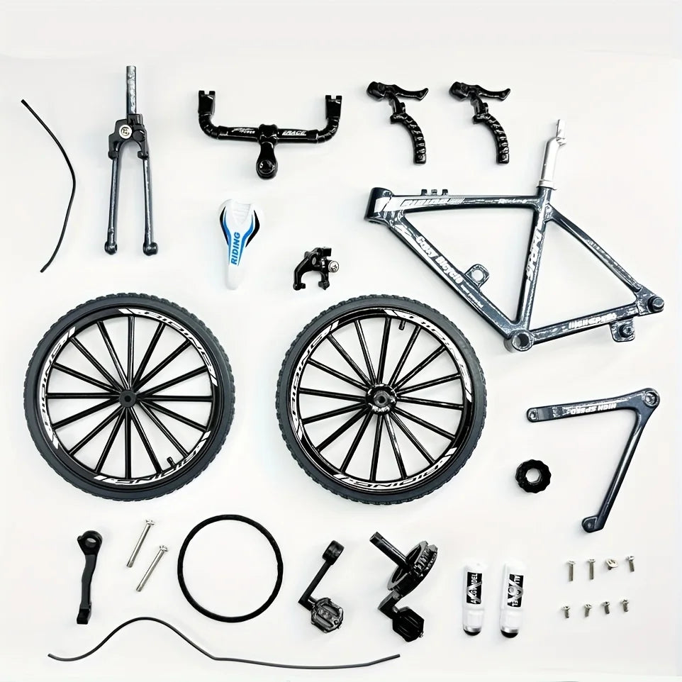 Kit de modelo de bicicleta de aleación para armar uno mismo