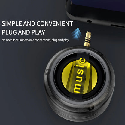Portable Mini Speaker – 3.5mm Plug-In