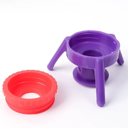 Leakproof Upside-Down Bottle Holder Caps (3-Piece Set)