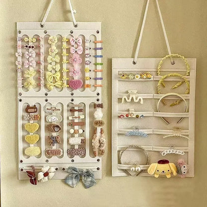 Organizador de accesorios para el cabello de pared