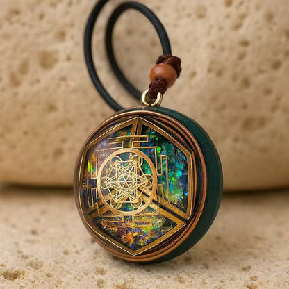 Handcrafted Orgonite Metatron Pendant Necklace