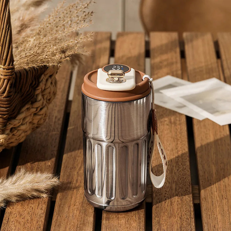 Smart LED Temperature Display Vacuum Bottle (450ml)