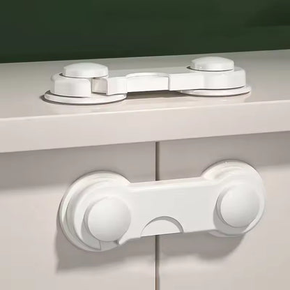 Universal Child Safety Lock for Drawers, Cabinets, and Refrigerators – No-Drill Anti-Pinch Protection