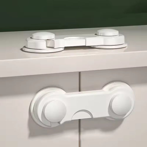 Universal Child Safety Lock for Drawers, Cabinets, and Refrigerators – No-Drill Anti-Pinch Protection