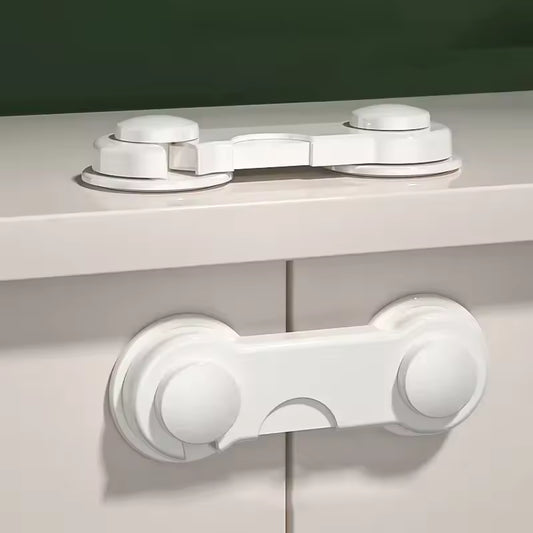 Universal Child Safety Lock for Drawers, Cabinets, and Refrigerators – No-Drill Anti-Pinch Protection