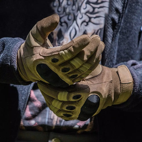 Heavy-Duty Tactical Work Gloves – Impact Resistant Hard Knuckle Protection
