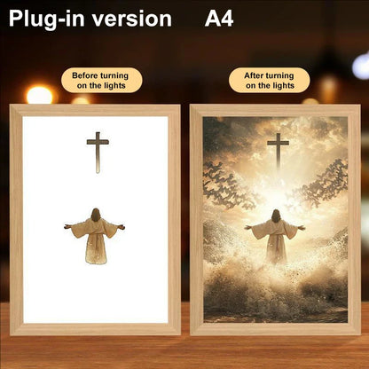 Luminous 4D LED Spiritual Art Frame
