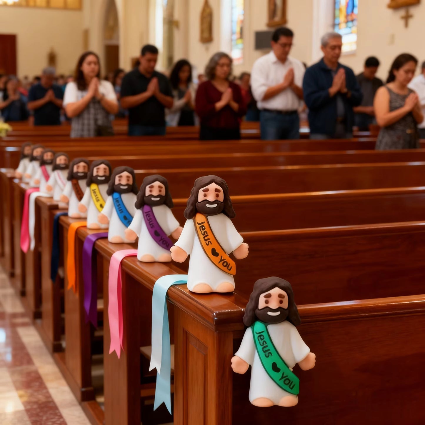 Adornos de peluche de Mini Jesús