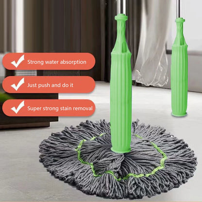 Hands-Free Rotating Microfiber Floor Mop