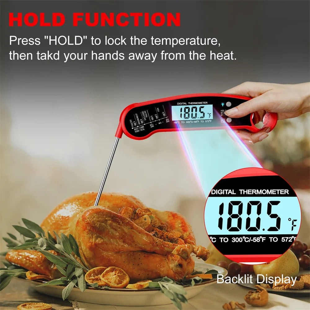 Instant-Read Digital Food Thermometer