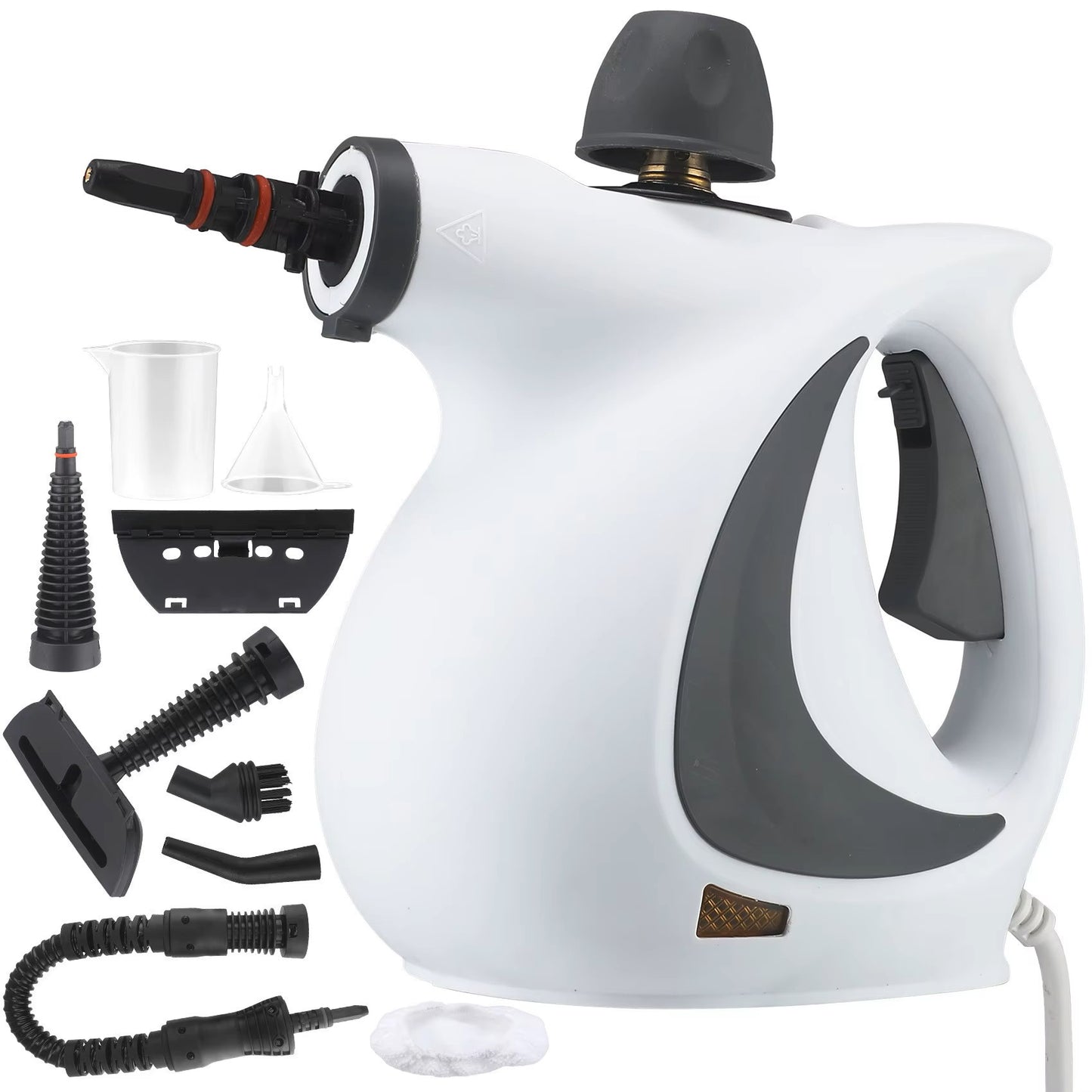 Limpiador a vapor de mano de alta presión de 2500 W – Vaporizador portátil de limpieza profunda para el hogar, la cocina, las juntas de azulejos y el detallado de automóviles