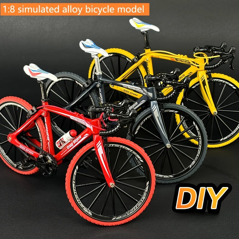 Kit de modelo de bicicleta de aleación para armar uno mismo