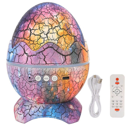 Projetor Galaxy Inteligente Lâmpada Ovo de Dinossauro