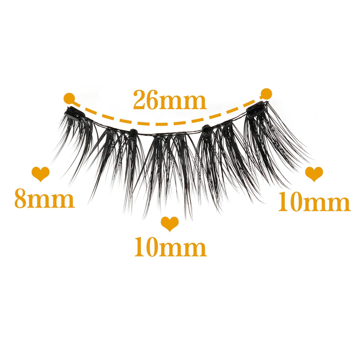 Magnetic False Eyelashes – Natural 3D Wispy Lashes (No Glue Required)