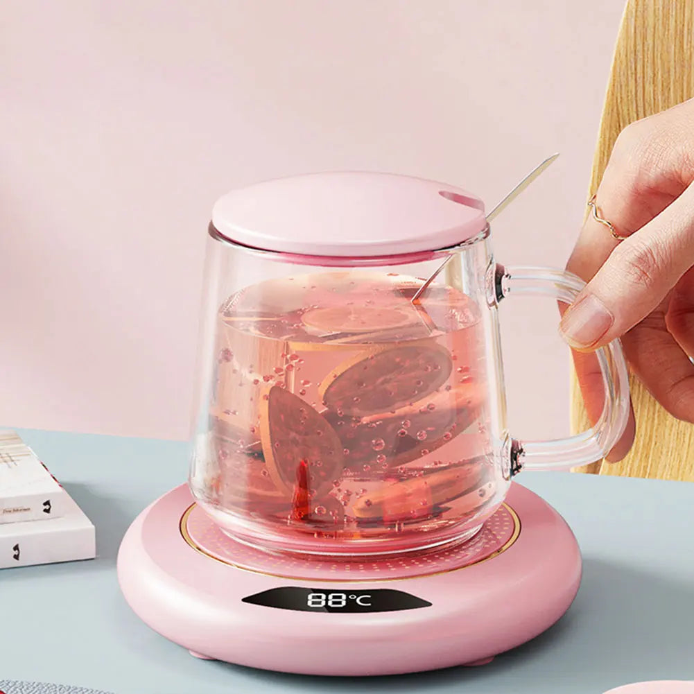 Aquecedor Elétrico USB para Canecas com 3 Definições de Temperatura