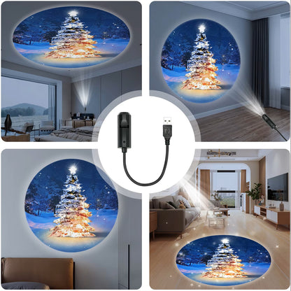 Luz de proyección LED para árbol de Navidad