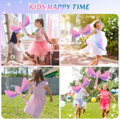 Varita Mágica de Burbujas - Máquina de Burbujas Eléctrica/Automática para Niños