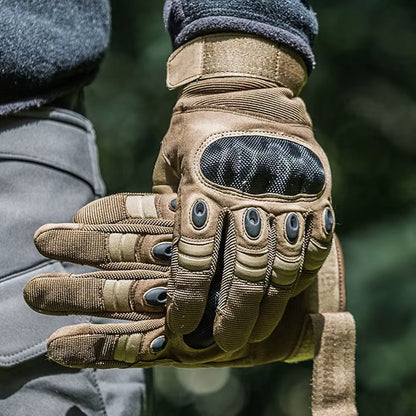 Heavy-Duty Tactical Work Gloves – Impact Resistant Hard Knuckle Protection