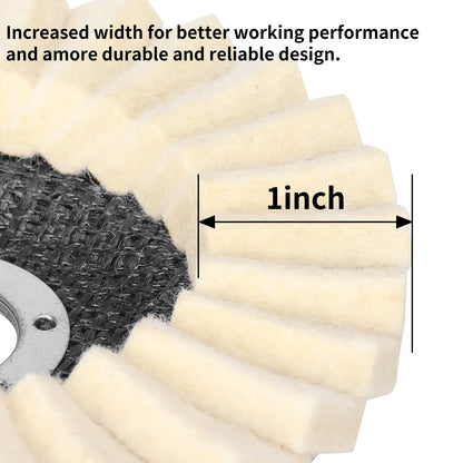 Wool Felt Polishing Disc for Angle Grinder