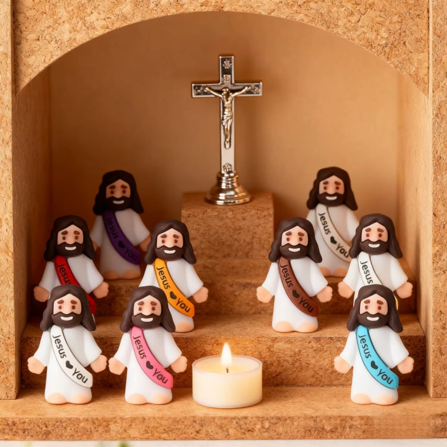 Adornos de peluche de Mini Jesús