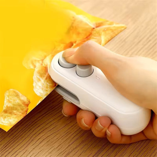 Mini Sellador de Calor Portátil Sellador Recargable para Bolsas de Al Alimentos
