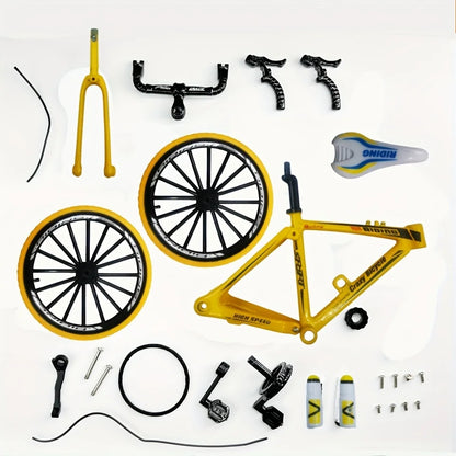 Kit de modelo de bicicleta de aleación para armar uno mismo