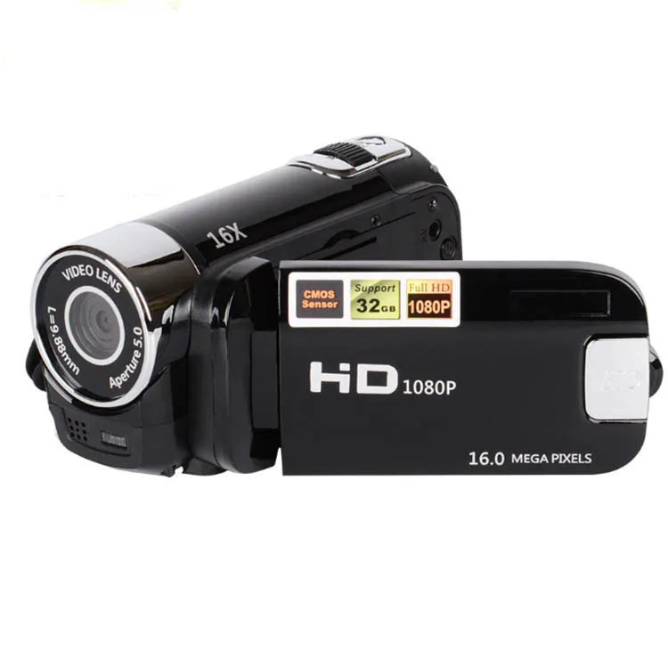 Câmara de Vídeo Digital Full HD 1080p com Ecrã Rotativo