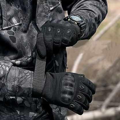 Heavy-Duty Tactical Work Gloves – Impact Resistant Hard Knuckle Protection