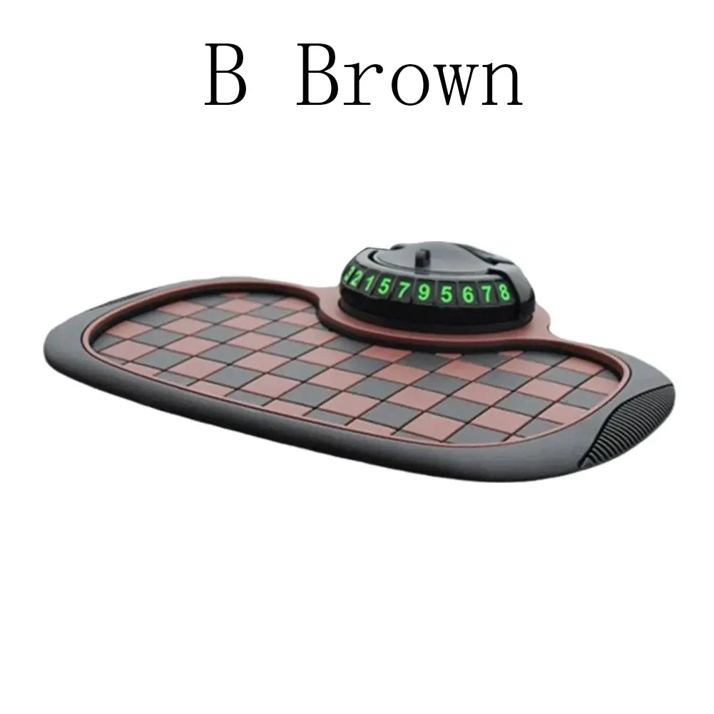 2-in-1 Dashboard Car Phone Mount with Non-Slip Mat