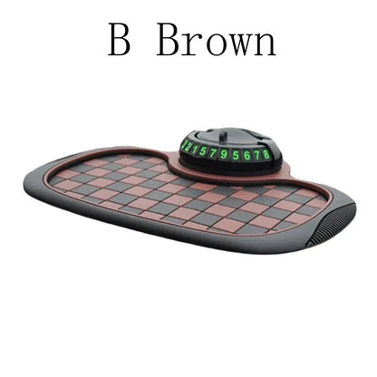 2-in-1 Dashboard Car Phone Mount with Non-Slip Mat