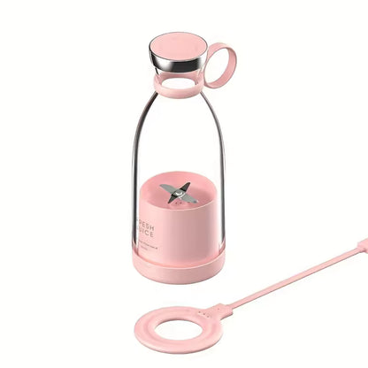 Minibatidora portátil y botella para zumos – Carga inalámbrica USB