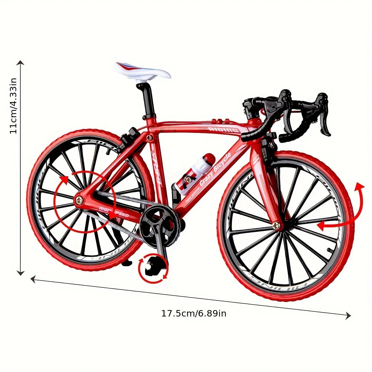 Kit de modelo de bicicleta de aleación para armar uno mismo