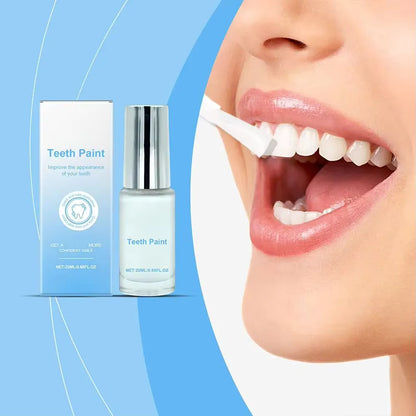 Pintura Branqueadora Instantânea para Dentes – Polimento Dentário Profissional de 20ml para Branqueamento Imediato