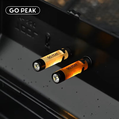 GOPEAK Mini Pocket Flashlight - Keychain & Hat Clip LED