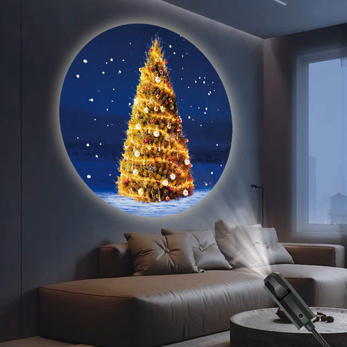 Luz de proyección LED para árbol de Navidad