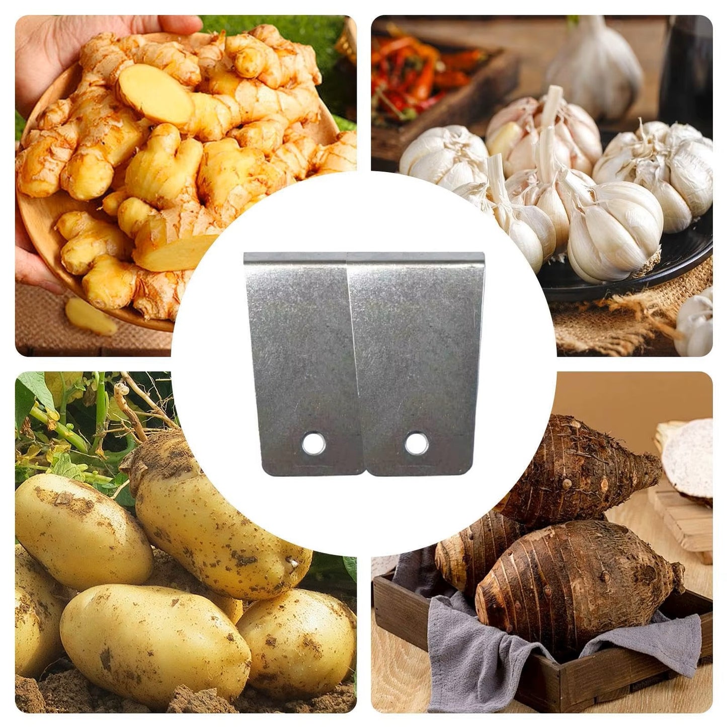 Descascador de Legumes Profissional em Aço Inoxidável – Lâmina Giratória Ultra Afiada – Utensílio de Cozinha Ergonómico Antiderrapante