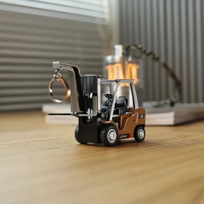 Remote-Controlled Alloy Forklift Engineering Vehicle Model