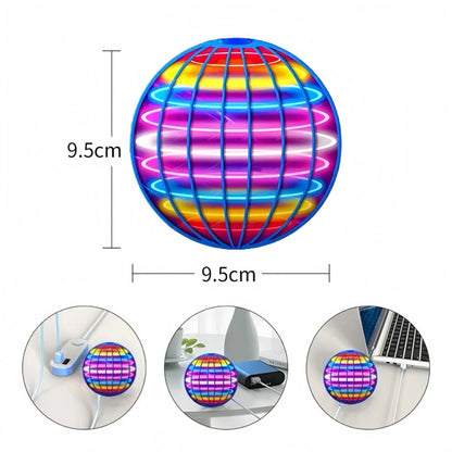 Bumerán Volador Ovni Giratorio – Bola Flotante LED 360° Controlada con la Mano