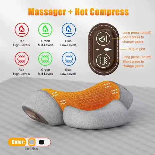 Almofada de Massagem para Alívio Cervical
