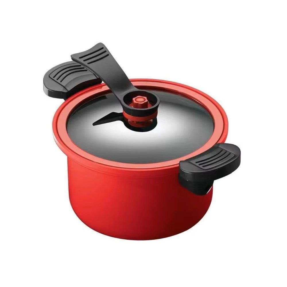 Olla Guisera Antiadherente de Micro-Presión de 3.5L – Olla Universal para Sopas y Carnes