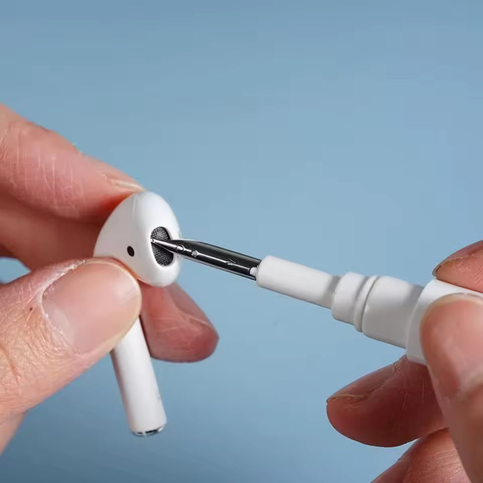 2-in-1 Earbud & Charging Case Cleaning Kit – Precision Cleaning Pen for AirPods, Wireless Earbuds & Headphones