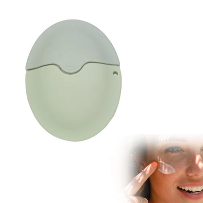 Aplicador de Protetor Solar em Silicone com Rolo - Frasco de Viagem Recarregável com Esponja Roll-On para Crianças e Adultos
