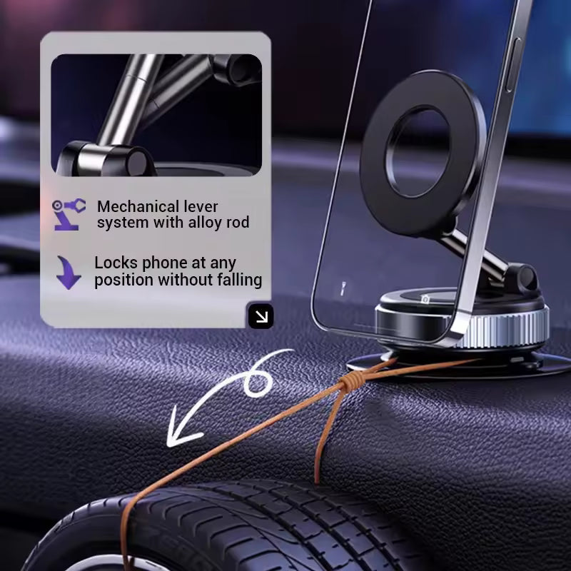 360° Ultra-Suction Magnetic Phone Mount