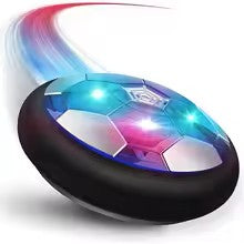 Brinquedo Bola de Futebol Flutuante LED para Crianças – Futebol Aéreo Flutuante para Interior e Exterior com Para-choques de Espuma Protetora – Desporto Interativo Iluminado para Meninos e Meninas