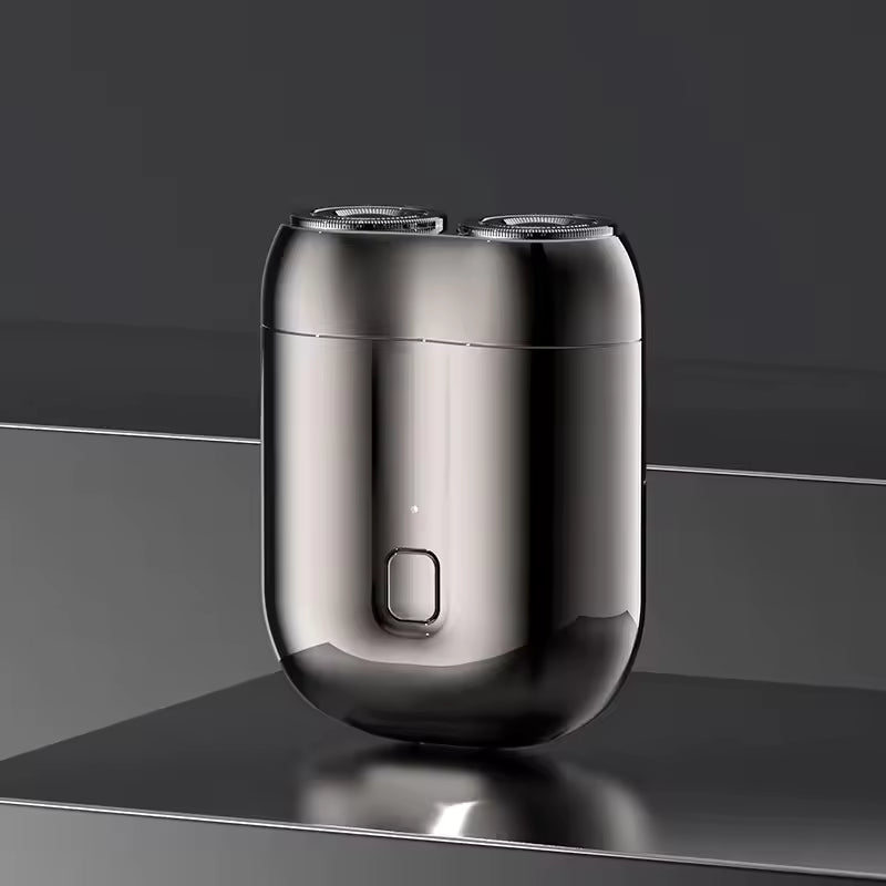 Mini Magnetic Double-Head Electric Shaver