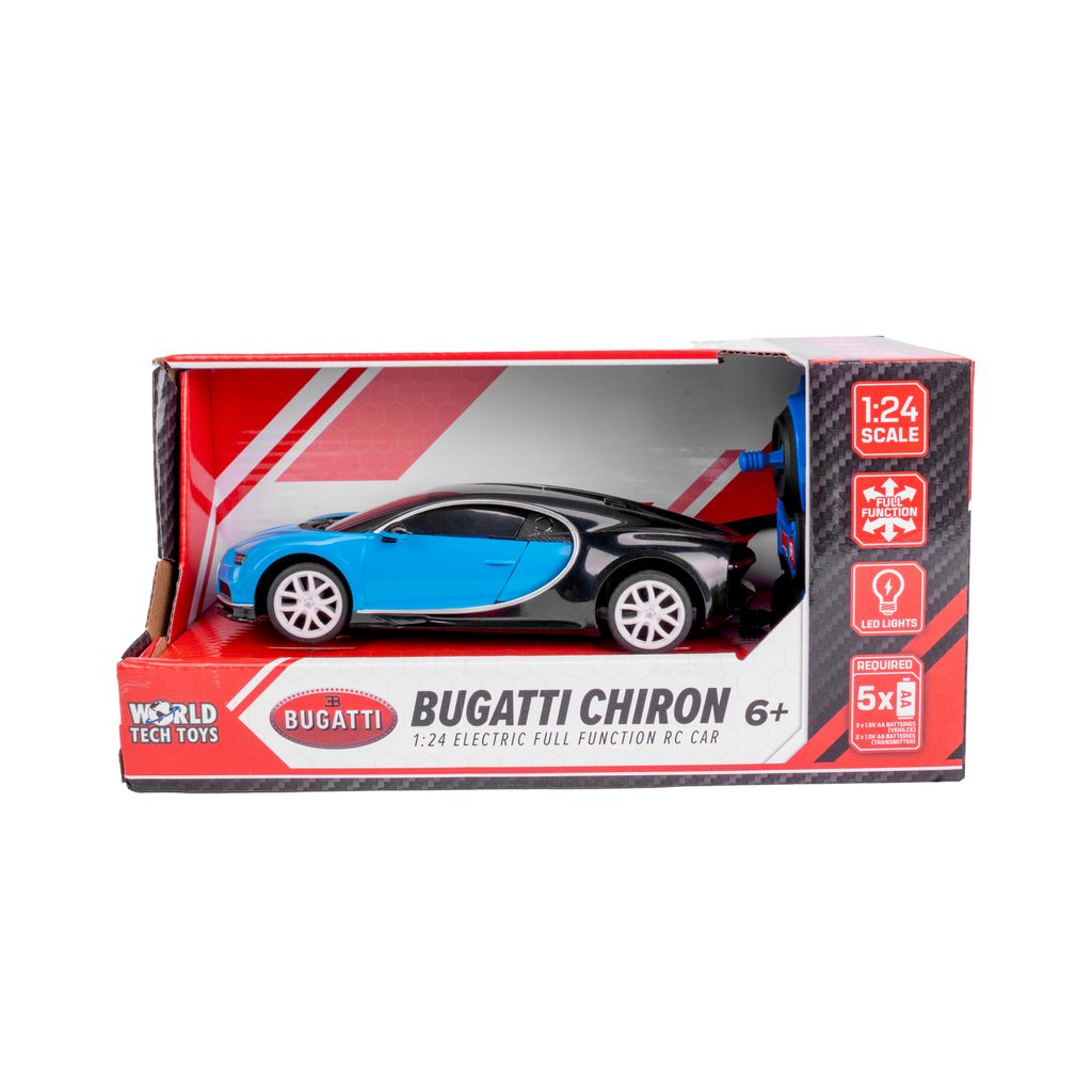 Bugatti Chiron RC Luxury Sports Car - 1:24 Scale Replica