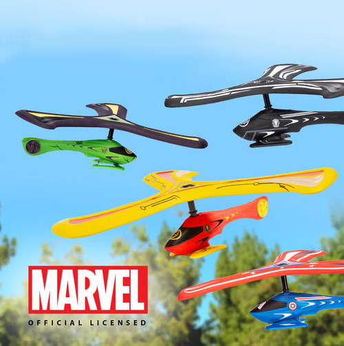 Serie Bumerán Helicóptero de Marvel Los Vengadores