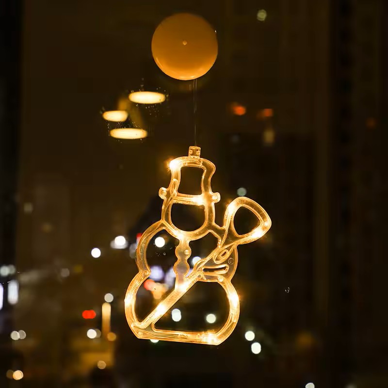Luzes de Fada de Natal – Luzes Solares LED em Cortina de Estrelas e Luas