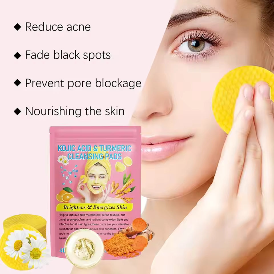 Kojic Acid Infused Cleansing Pads